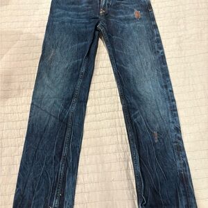 Diesel Boys Dark Blue Straight Jeans